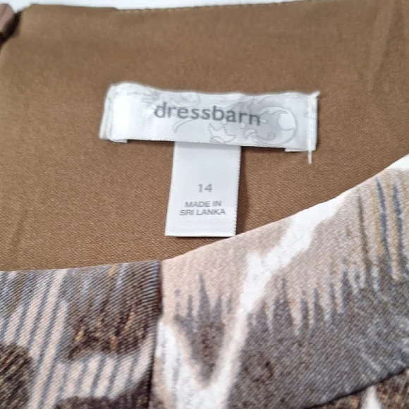 Animal Print Sheath Midi Dress, Sleeveless, Sz 14, NWOT - Picture 2 of 14